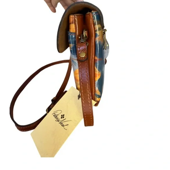 NWT Patricia Nash Leather Crossbody Bag Marigold Harvest Retail $149 - Picture 3 of 8